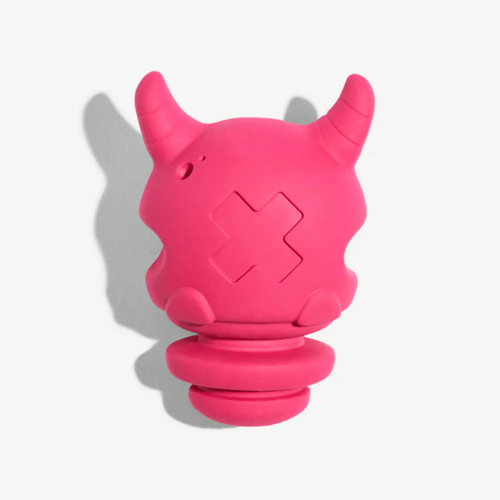 Zee.Dog 2 in 1 Plush Rubber Mr X Dog Toy - Image 3