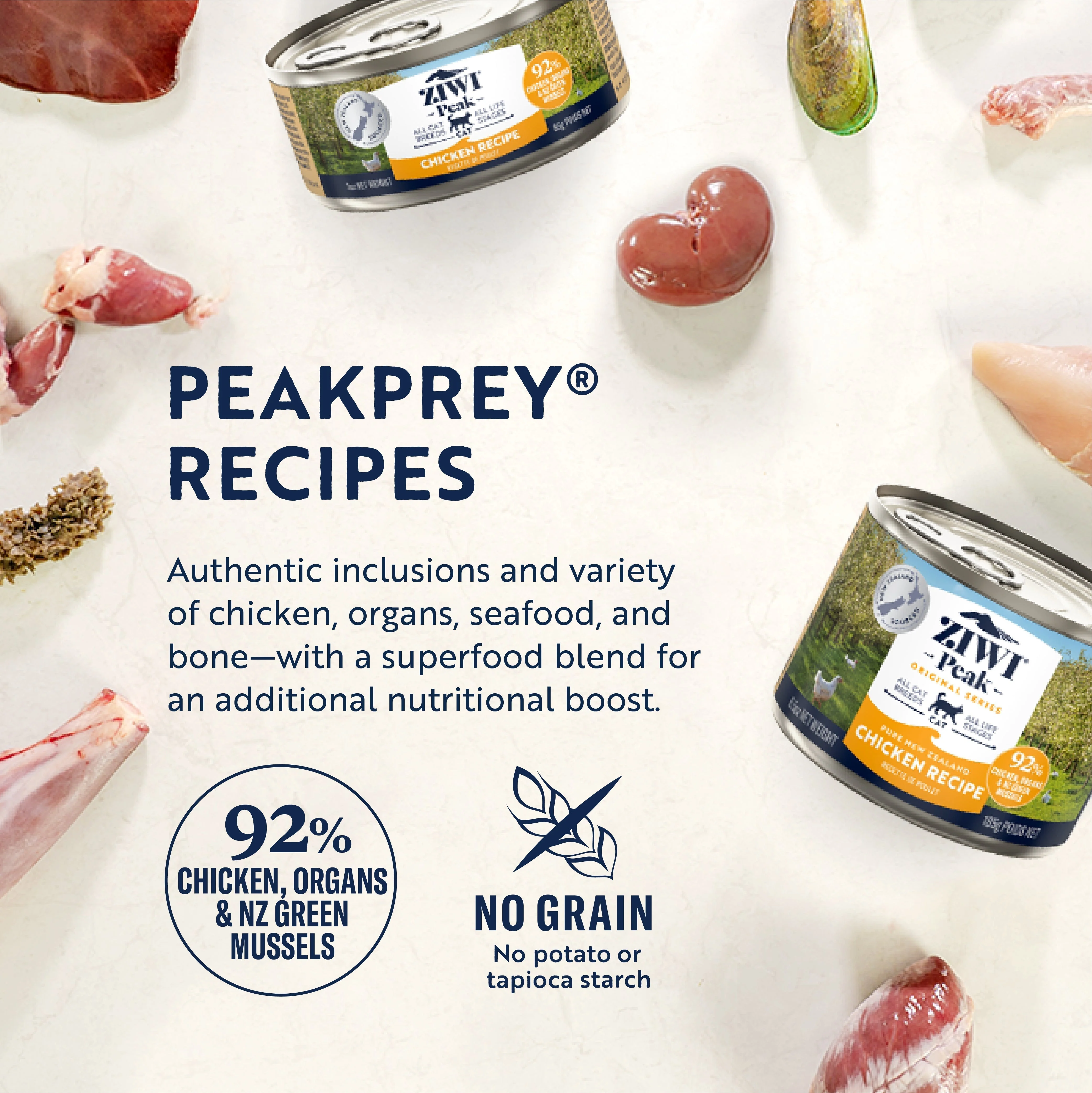 ZIWI Peak Wet Chicken Recipe Cat Food 85g - Image 5