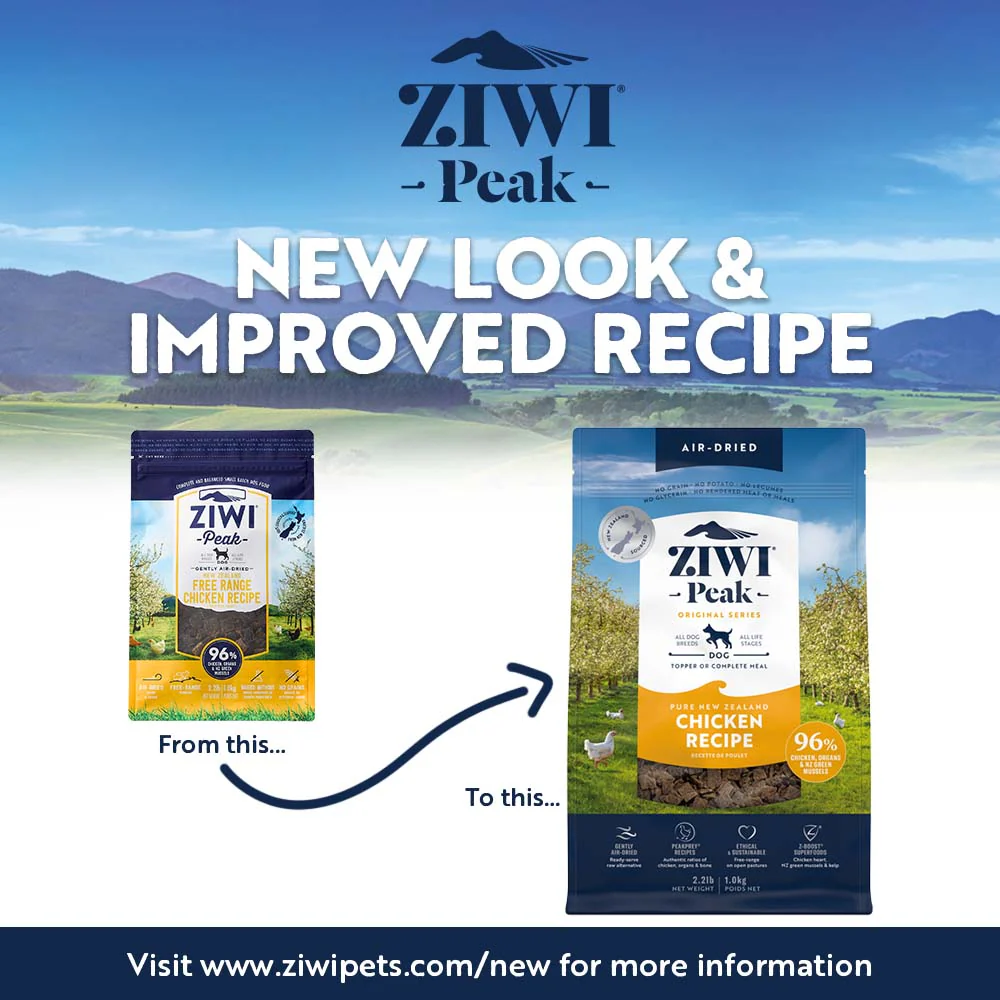 ZIWI Peak Air Dried Chicken Recipe Dog Food 2.5kg - Image 3