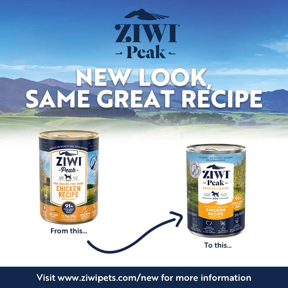 ZIWI Peak Wet Chicken Recipe Dog Food 390g x 12 - Image 3