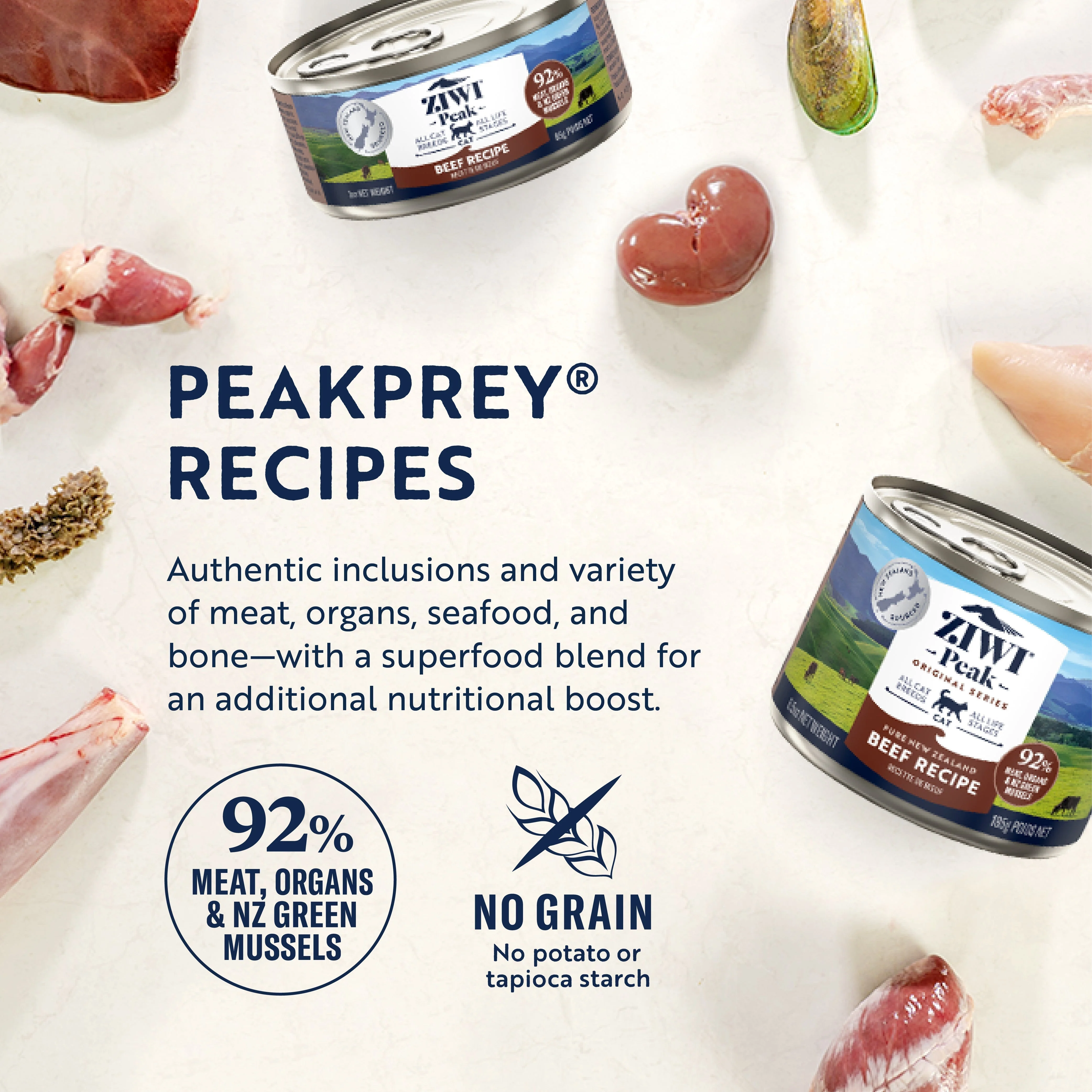 ZIWI Peak Wet Beef Recipe Cat Food 85g x 24 - Image 5
