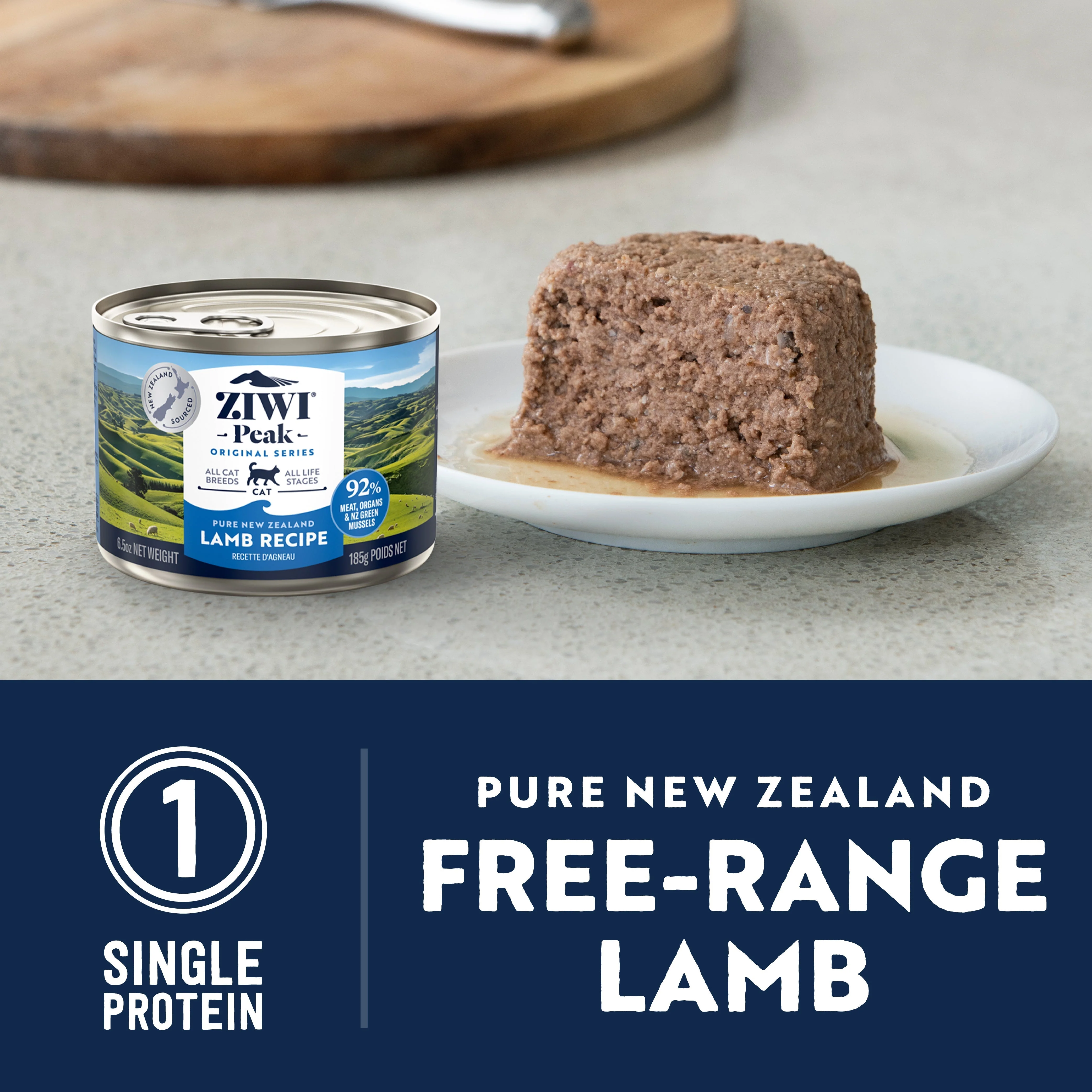ZIWI Peak Wet Lamb Recipe Cat Food 185g - Image 4