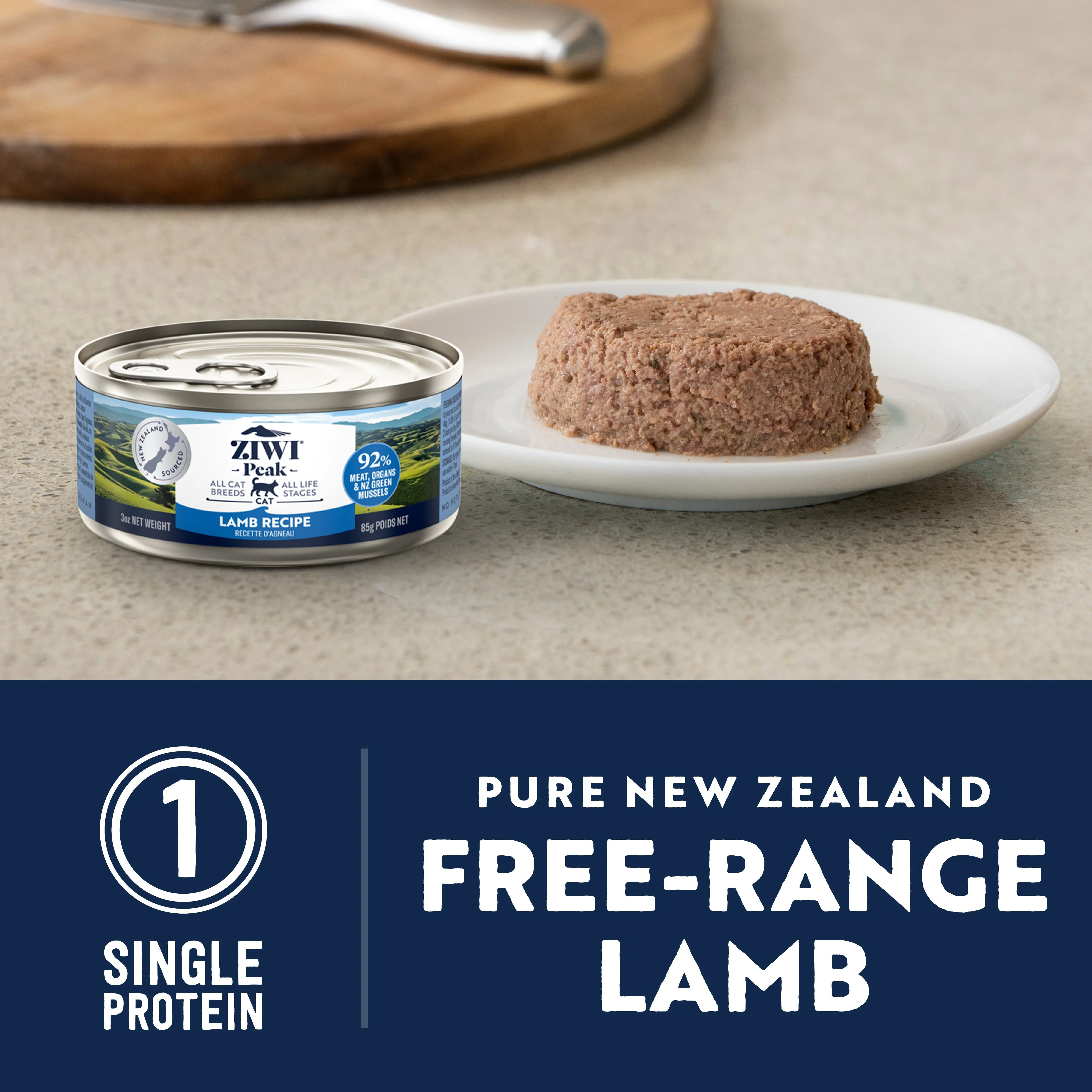 ZIWI Peak Wet Lamb Recipe Cat Food 85g - Image 4