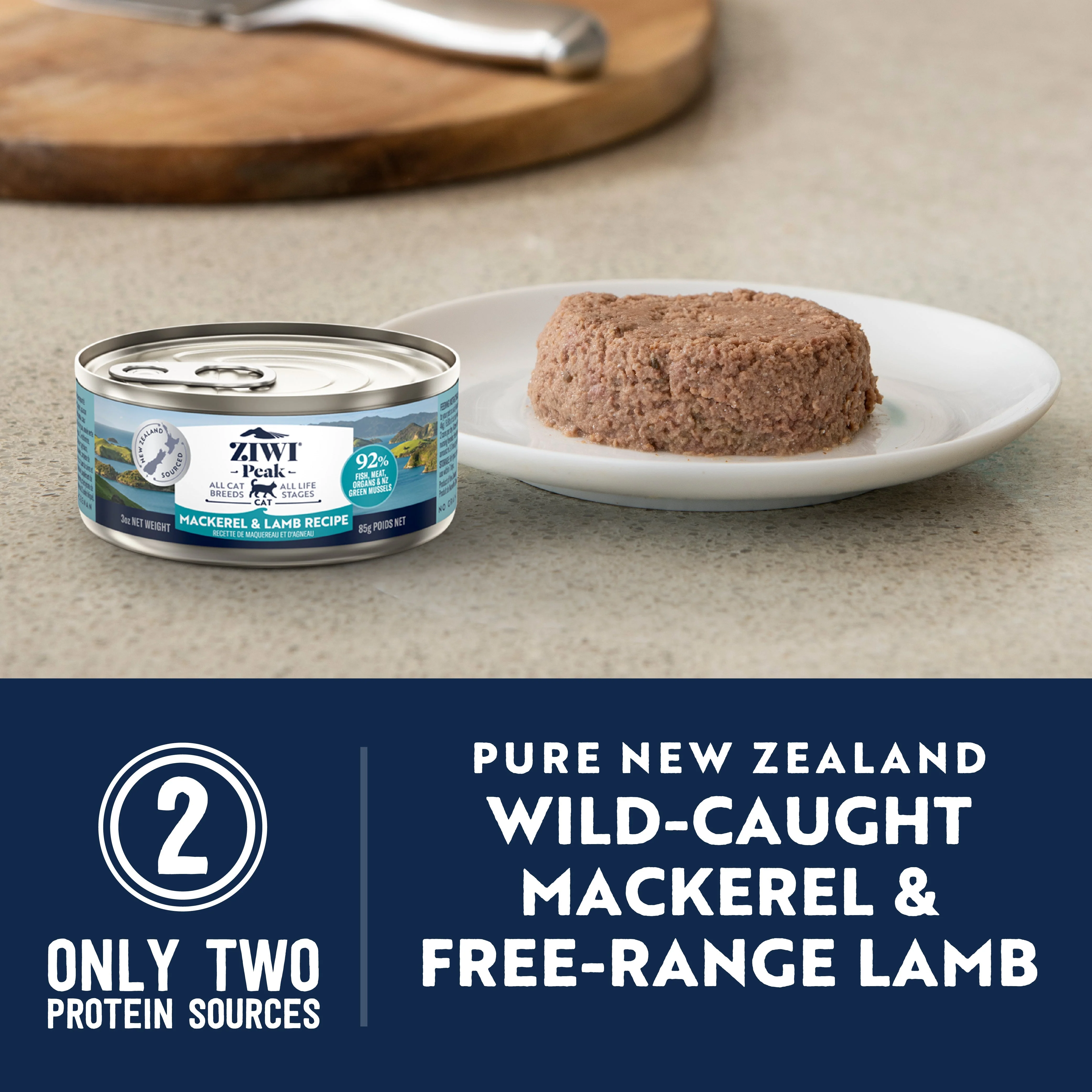 ZIWI Peak Wet Mackerel and Lamb Recipe Cat Food 85g - Image 4